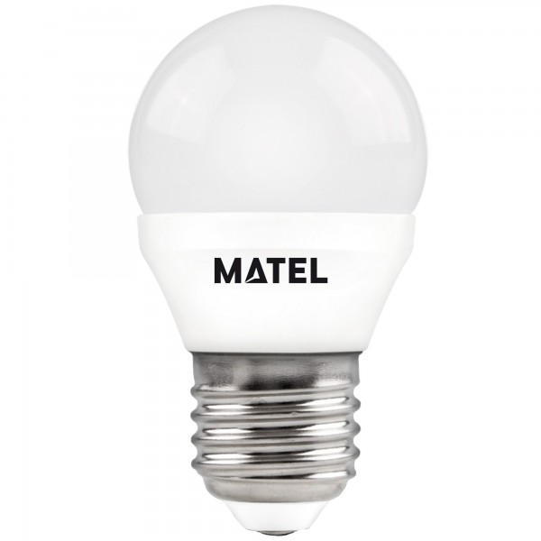 Bomb.led esferica  e27  6w.fria (caja de 10 unidades)