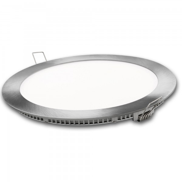 Downlight led redondo plata  6w.neutra