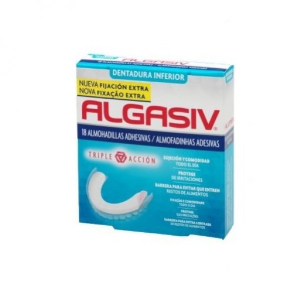 Algasiv Almohadilla Inferior 18 Uds