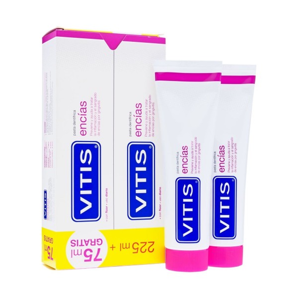 Vitis Encias Pasta Dentifrica 2x150ml Promo