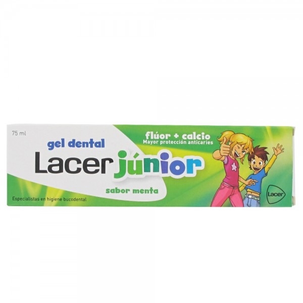 Lacer Junior Gel Dental Sabor Menta 75ml