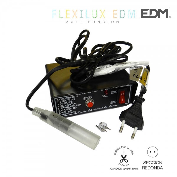Programador tubo flexilux 2 vias ip44 máx.100 m