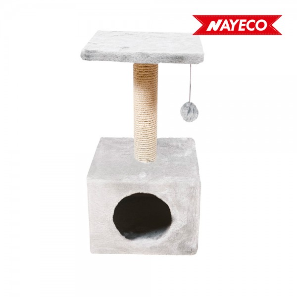 Rascador savanna town gris claro 60 x 30 x 30 cm