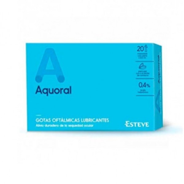 Aquoral Gotas Oftalmicas Lubricantes 20x05 ml