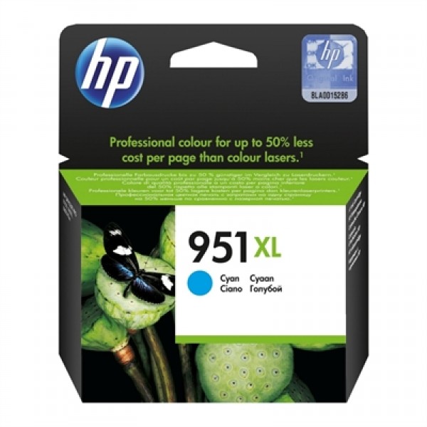 Hp cartucho 951xl  cyan