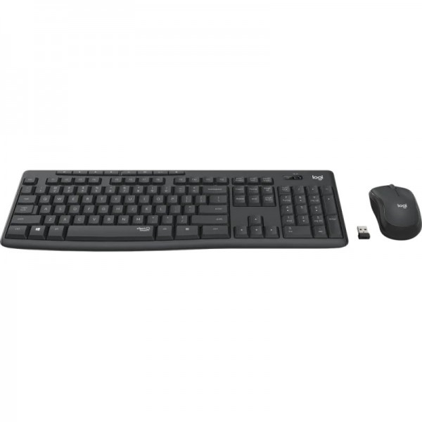 Logitech mk295 teclado y raton inalambrico negro