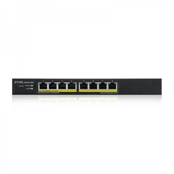 Zyxel gs1915-8ep smart switch 8xgbe poe 60w nebula