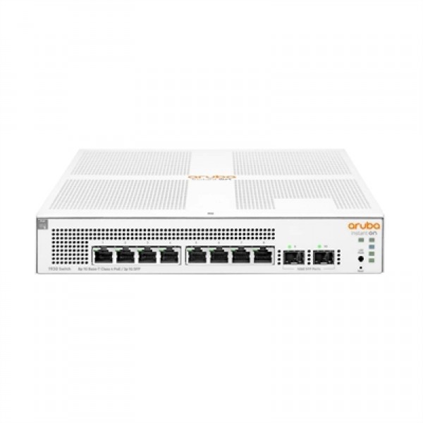 Hpe nw ion 1930 8xgbe poe 2sfp 124w switch