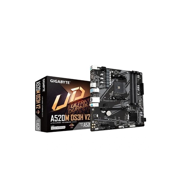 Gigabyte placa base a520m ds3h v2  matx am4