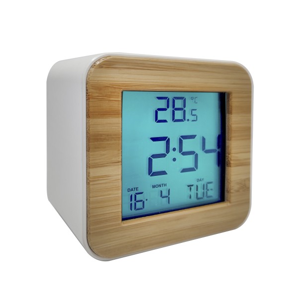 Reloj digital c/alarma y calendario