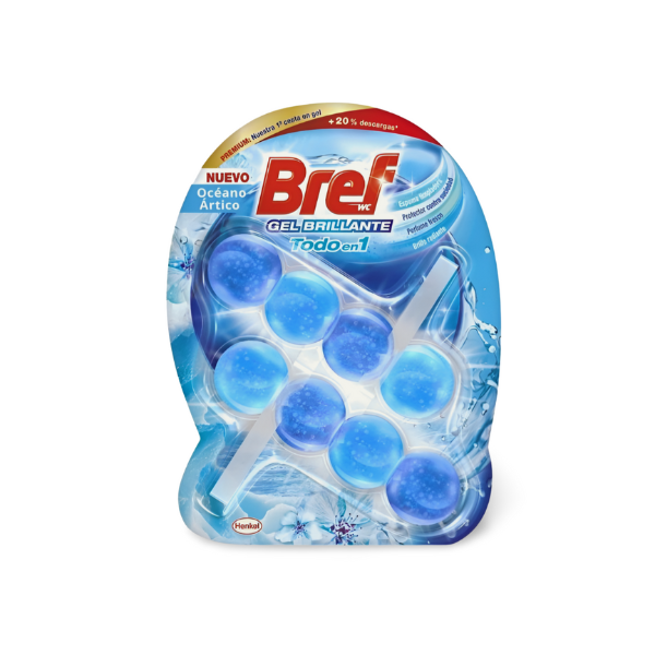 Bref WC Gel brillante Océano Ártico 2 uds