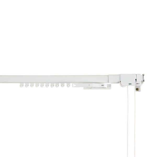 Riel reforzado blanco extensible de 160 - 300 cm