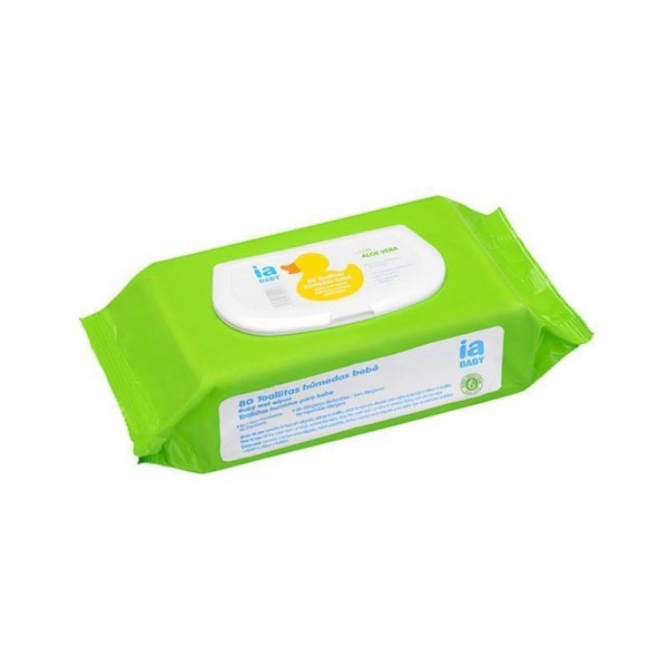 Interapothek Toallitas Bebé Aloe Vera 80 Unidade