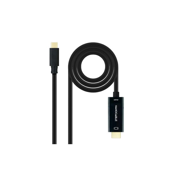 Nanocable conversor usb-c a hdmi 1.4 4k@30hz 1.8 m