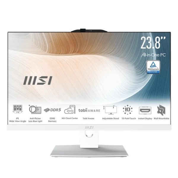 Msi am272p-1053es c7-150u 16gb 512 dos 27" blanco
