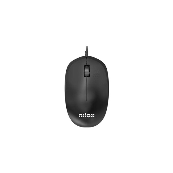 Nilox ratón mousb1012 1200 dpi usb