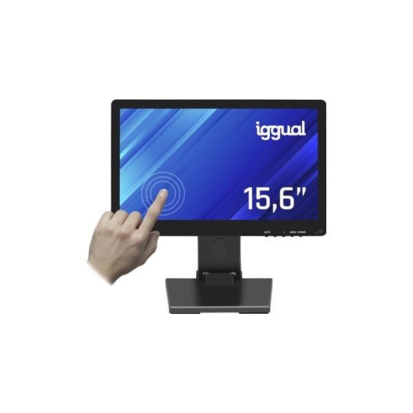 Iggual monitor táctil capacitivo 15,6" 16:9 hd+