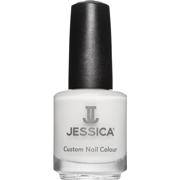 Jessica custom nail colour esmalte de uñas chalk white 14ml