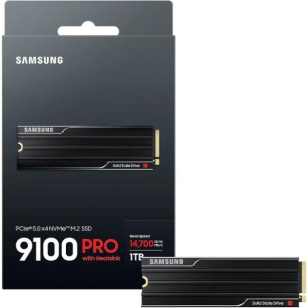 Samsung 9100 pro hs ssd 1tb pcie 5.0 14700 mb-s