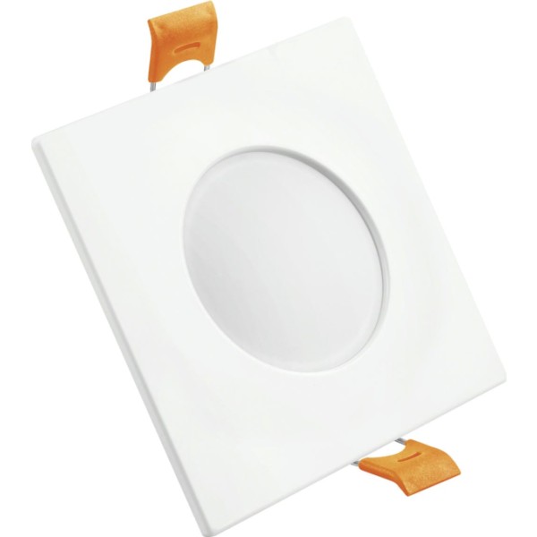 Aro led fijo ip65 cuadrado blanco 7w.cct
