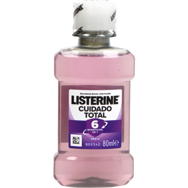 Listerine Cuidado Total Enjuague Bucal 6 en 1 80ml