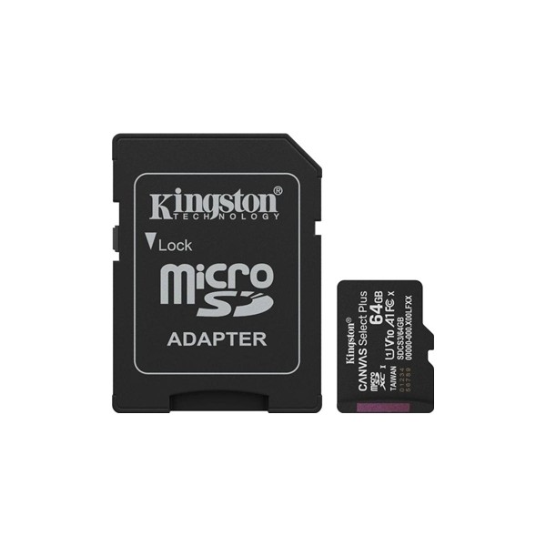 Kingston sdcs3/64gb microsdxc gen3 100mb/s a1