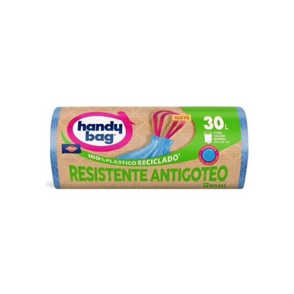 Handy Bag bolsas basura Antigoteo 30L12 bolsas