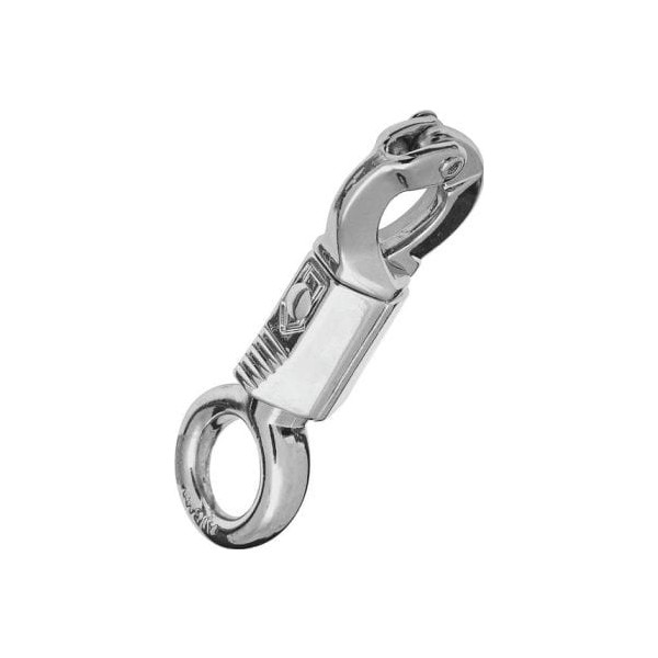 Mosqueton reforzado anilla fija 100 mm.