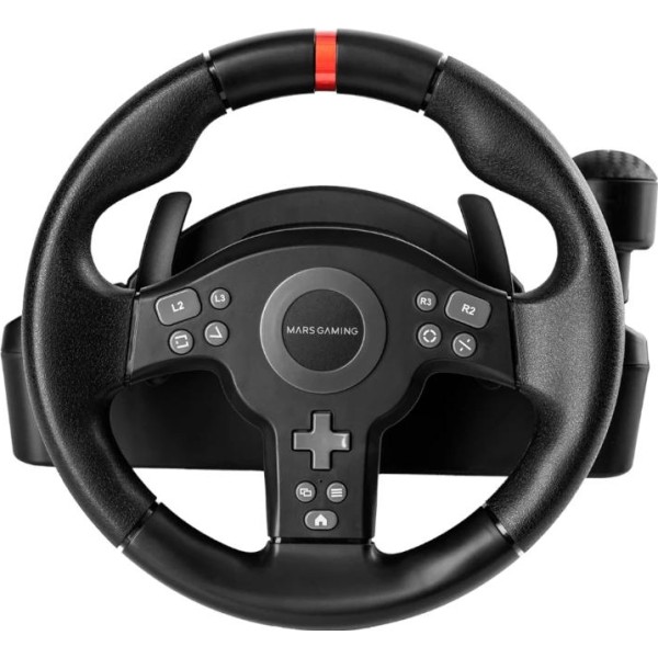 Mars gaming volante simulación carreras negro