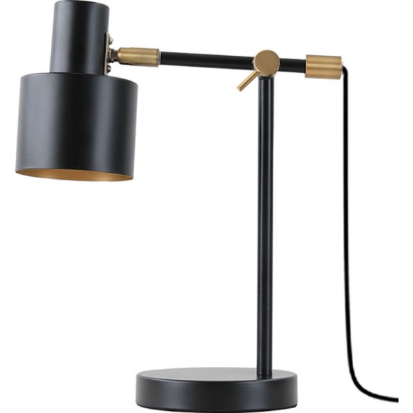 Lámpara de mesa serantes, 1xe27, color negro, 300 x 140 x 351 mm