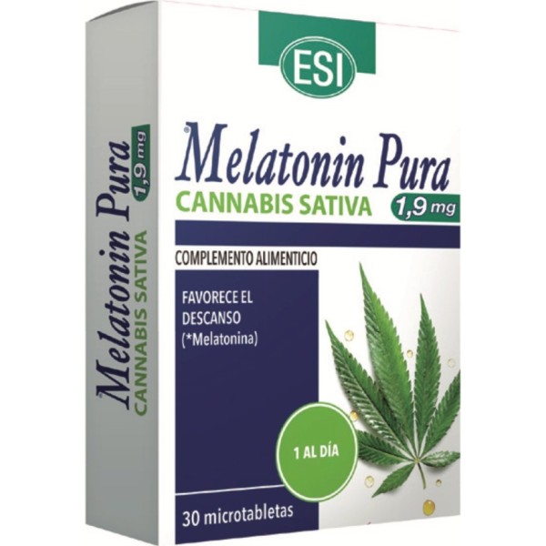 Esi Melatonin Pura + Cannabis Sativa 30 Microtabletas