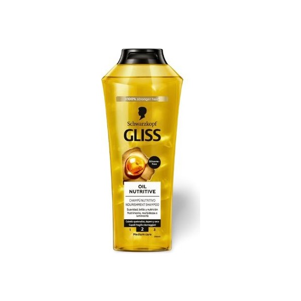 Gliss champú Oil Nutritive 400ml