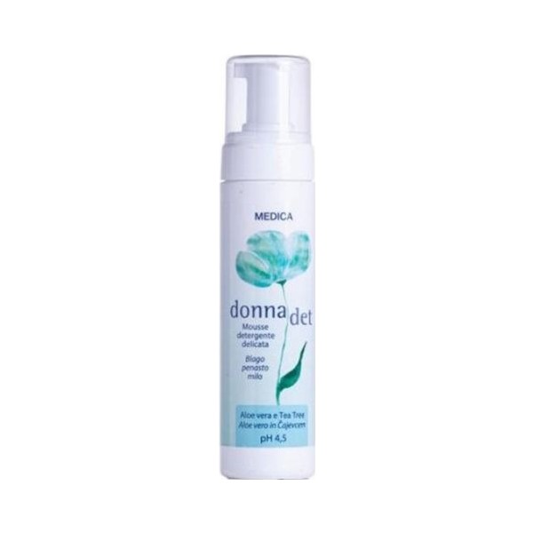 Donna medkca aloe vera mousse detergente ph 4 5 200ml