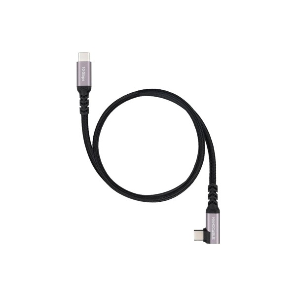 Nanocable cable usb-c 3.2 gen2 acodado 100w 2 m